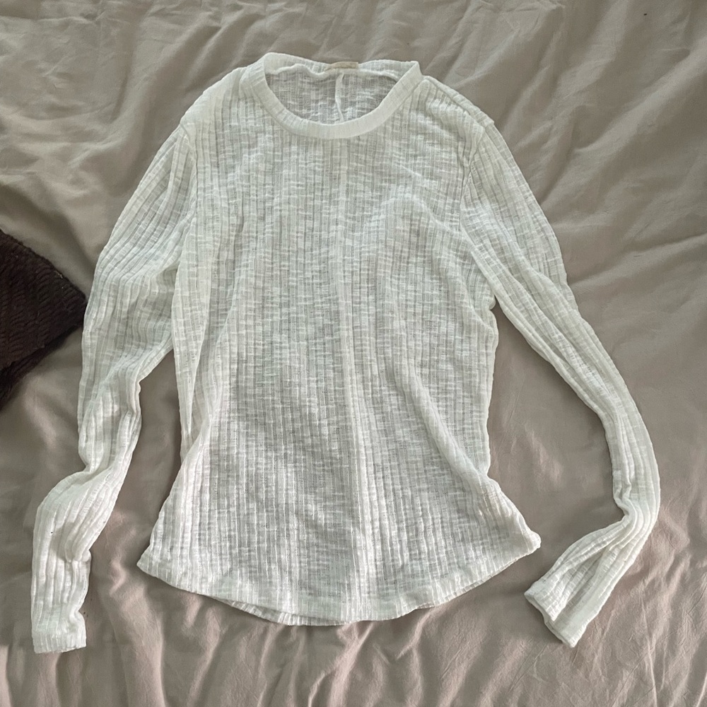 Free people intimates sheer long sleeve